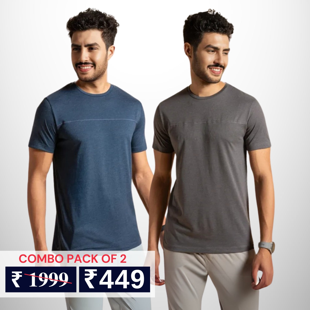 Pack of 2 polo T- Shirts Classic Comfort : For Every Occasion