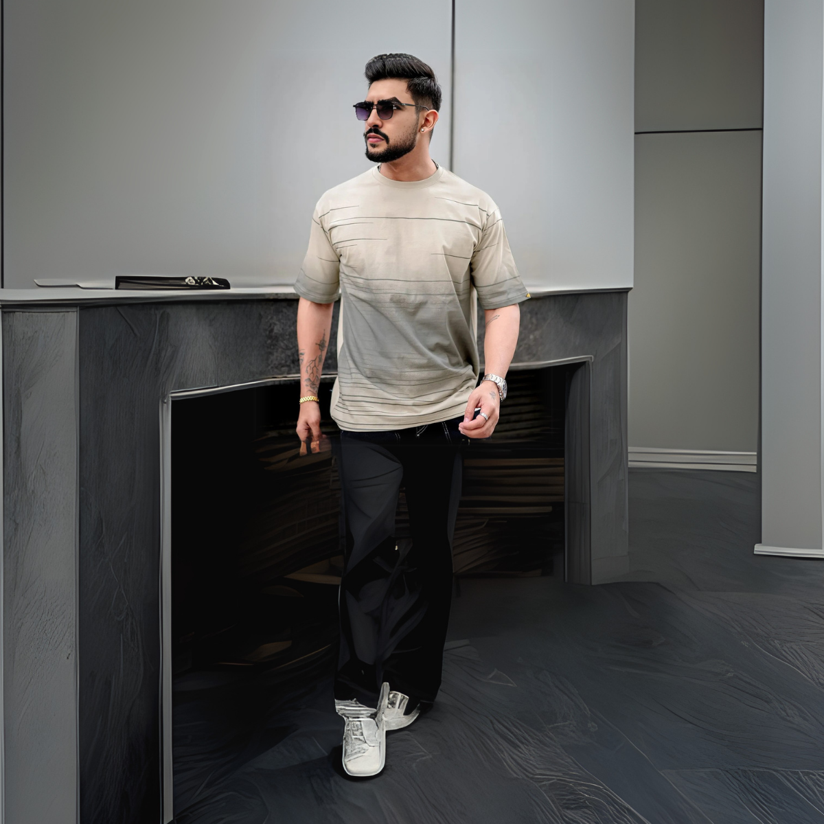 Combo Pack Of 4 | Men's Style & Comfort Premium T-Shirts | Half Sleeves |