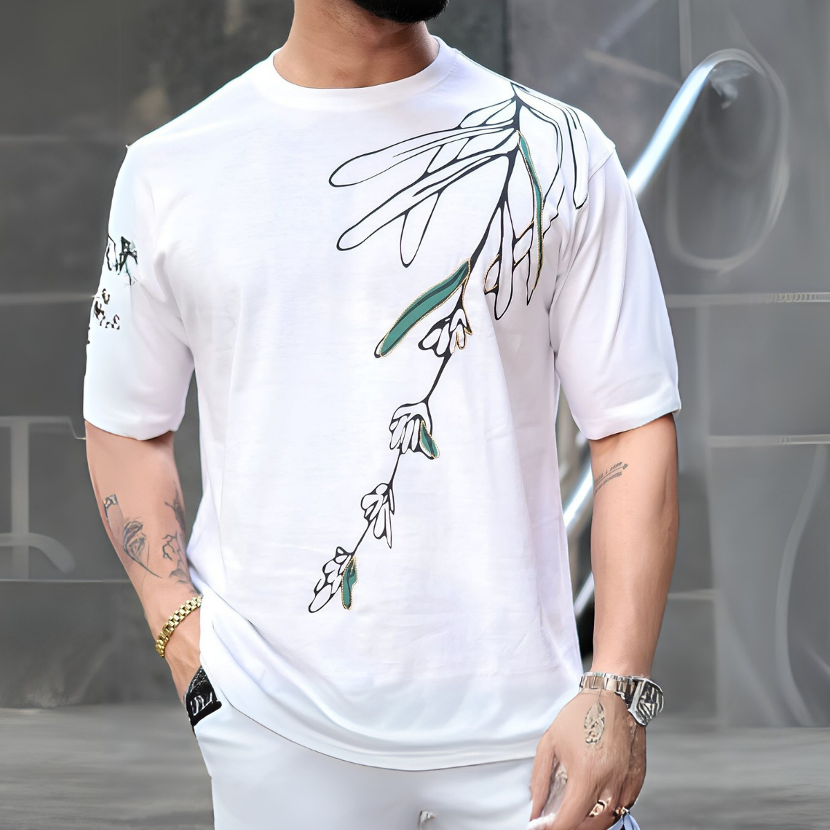 Combo Pack Of 4 | Men's Style & Comfort Premium T-Shirts | Half Sleeves |