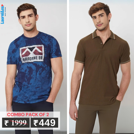 Pack of 2 Polo T- Shirts Classic Comfort : For Every Occasion
