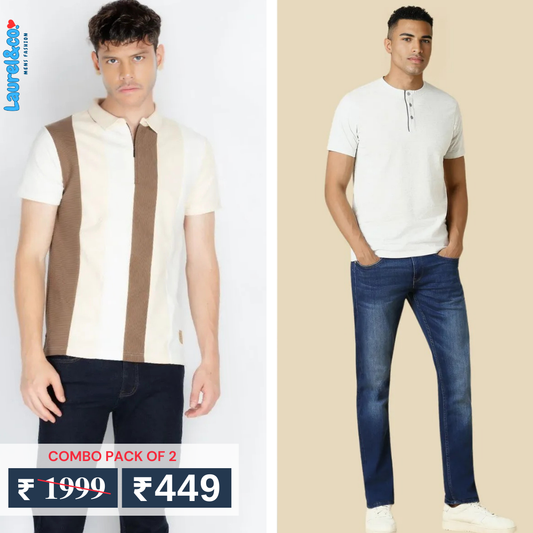 Pack of 2 polo T- Shirts Classic Comfort : For Every Occasion