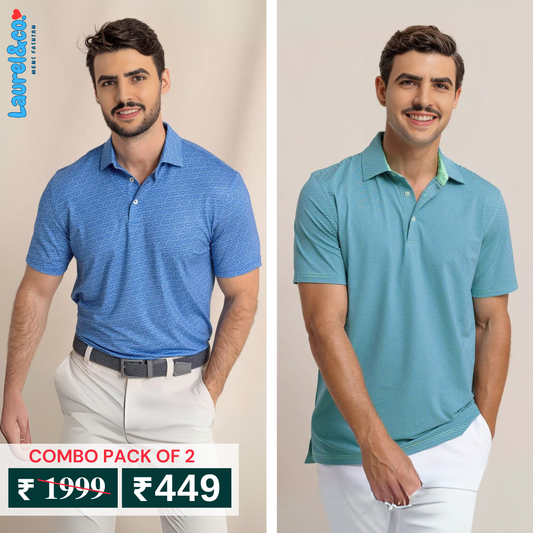 Pack of 2 Polo T- Shirts Classic Comfort : For Every Occasion