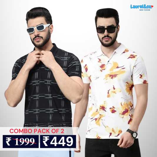 Pack of 2 polo T- Shirts Classic Comfort : For Every Occasion