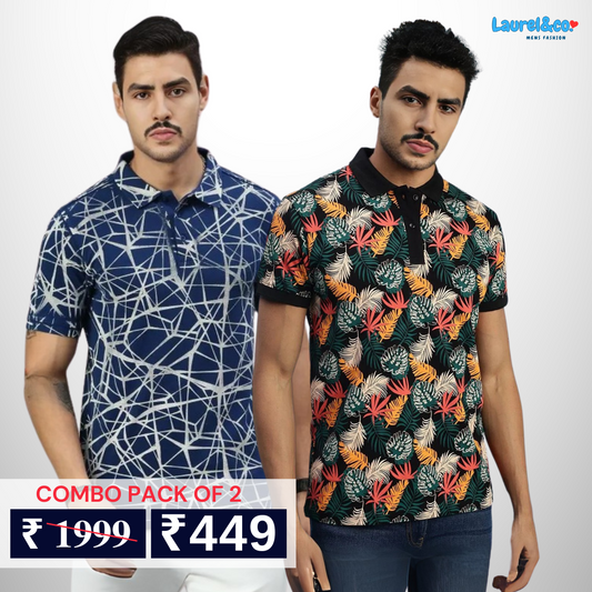 Pack of 2 polo T- Shirts Classic Comfort : For Every Occasion