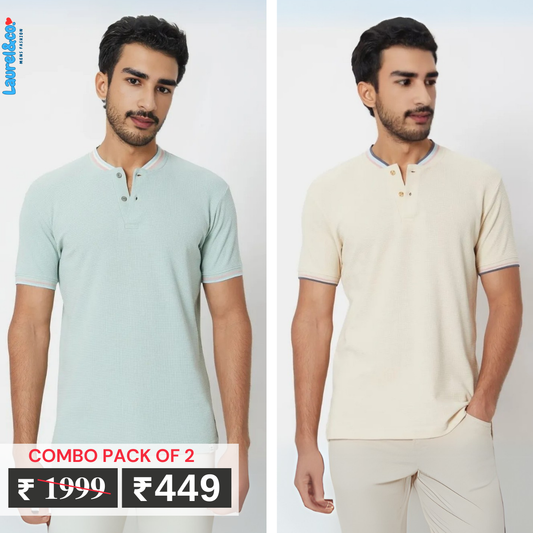 Pack of 2 Polo T- Shirts Classic Comfort : For Every Occasion