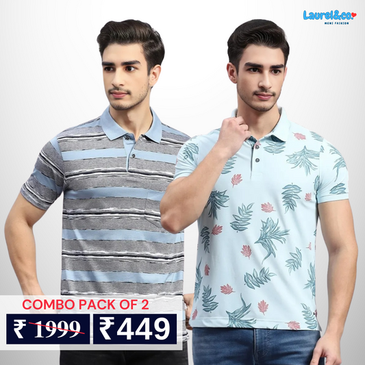 Pack of 2 polo T- Shirts Classic Comfort : For Every Occasion