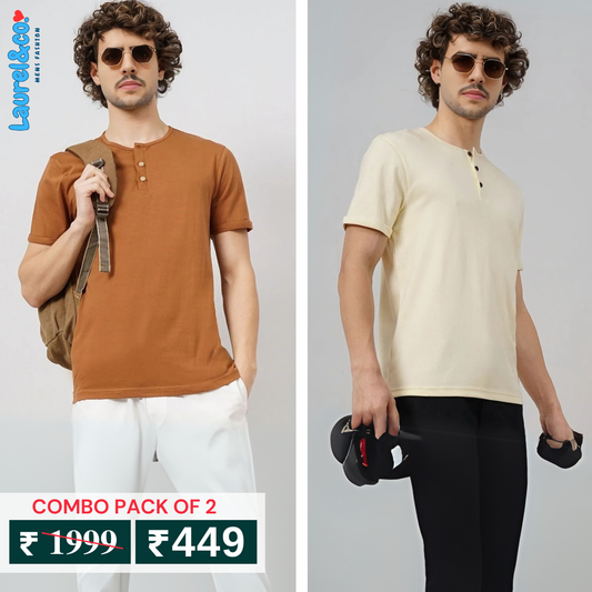 Pack of 2 Polo T- Shirts Classic Comfort : For Every Occasion