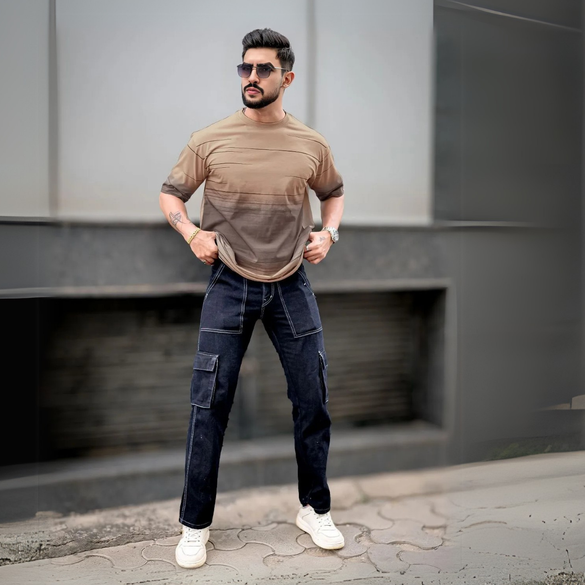 Combo Pack Of 4 | Men's Style & Comfort Premium T-Shirts | Half  Sleeves |