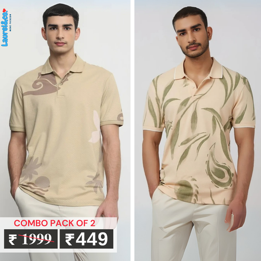Pack of 2 Polo T- Shirts Classic Comfort : For Every Occasion