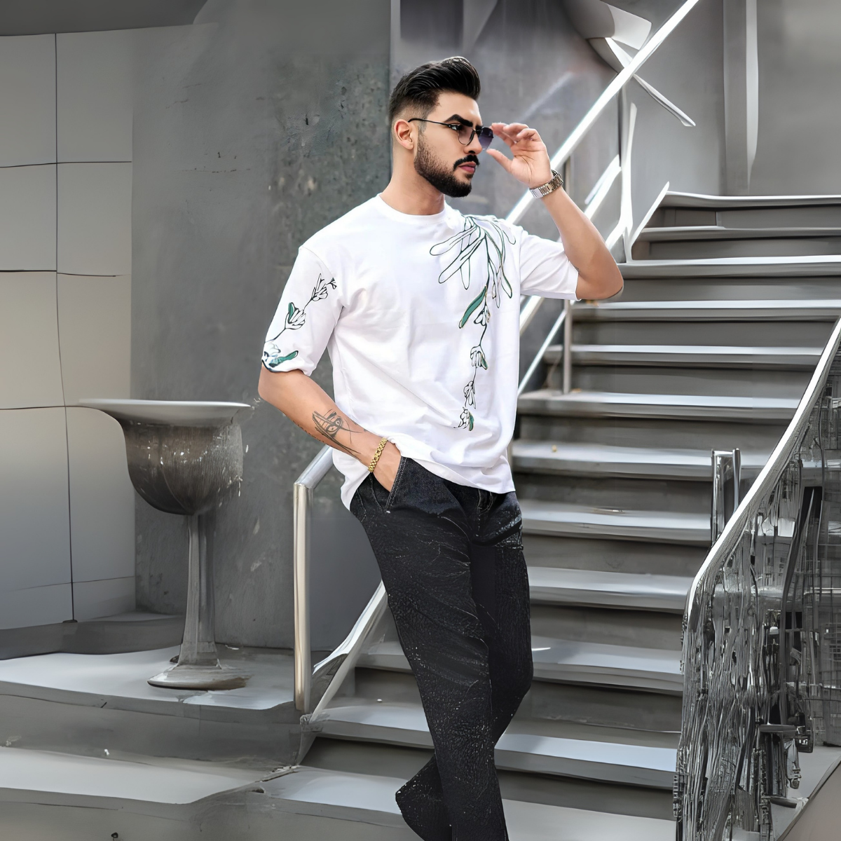 Combo Pack Of 4 | Men's Style & Comfort Premium T-Shirts | Half  Sleeves |