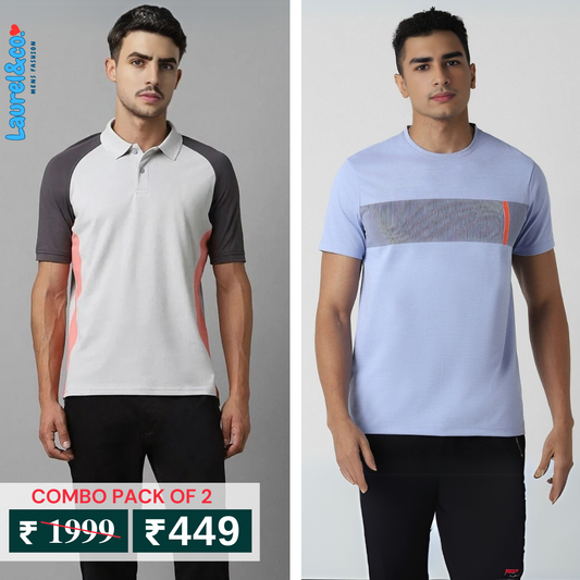 Pack of 2 Polo T- Shirts Classic Comfort : For Every Occasion