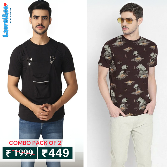 Pack of 2 Polo T- Shirts Classic Comfort : For Every Occasion